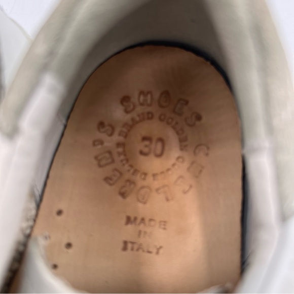 Golden Goose SuperStar Kids White Leather Sneakers - Picture 7 of 13